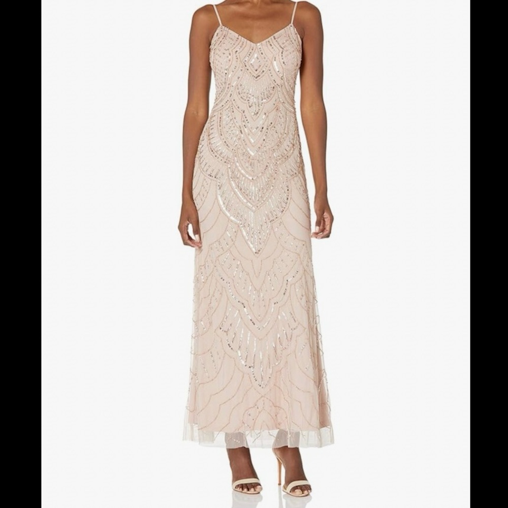Jump Apparel Vintage Beaded Gown